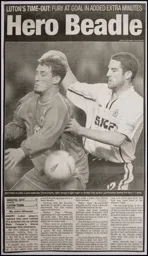 Match Report: Bristol City vs Luton Town FC (21st Dec 2002)