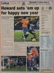 Match Report: Wycombe Wanderers vs Luton Town FC (28th Dec 2002)