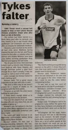 Match Report: Barnsley vs Luton Town FC (18th Jan 2003)