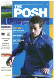 Programme: Peterborough United vs Luton Town FC (1st Feb 2003)