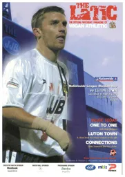 Programme: Wigan Athletic vs Luton Town FC (15th Mar 2003)