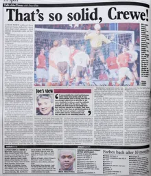 Match Report: Luton Town FC vs Crewe Alexandra (22nd Mar 2003)
