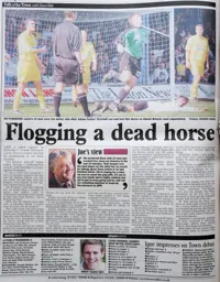 Match Report: Luton Town FC vs Tranmere Rovers (5th Apr 2003)