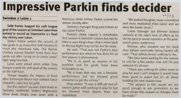 Match Report: Swindon Town vs Luton Town FC (3rd May 2003)