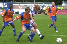 Gary McSheffrey comes in contact with Richard Carpenter