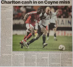 Match Report: Charlton Athletic vs Luton Town FC (23rd Sep 2003)