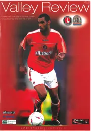 Programme: Charlton Athletic vs Luton Town FC (23rd Sep 2003)