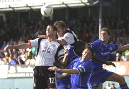 Chris Coyne and Steve Howard get above their markers