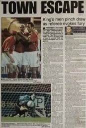 Match Report: Swindon Town vs Luton Town FC (1st Oct 2003)