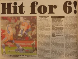 Match Report: Bournemouth vs Luton Town FC (21st Oct 2003)