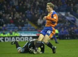 Gary McSheffrey is foiled by Kevin Pressman