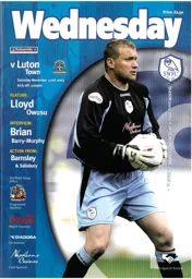 Programme: Sheffield Wednesday vs Luton Town FC (22nd Nov 2003)