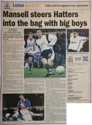 Match Report: Rochdale vs Luton Town FC (6th Dec 2003)