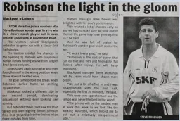 Match Report: Blackpool vs Luton Town FC (13th Dec 2003)