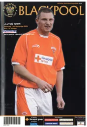 Programme: Blackpool vs Luton Town FC (13th Dec 2003)