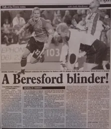 Match Report: Colchester United vs Luton Town FC (26th Dec 2003)