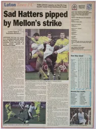 Match Report: Luton Town FC vs Tranmere Rovers (24th Jan 2004)