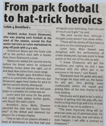 Match Report: Luton Town FC vs Brentford (21st Feb 2004)