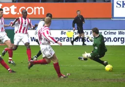 Enoch Showunmi scores the third goal