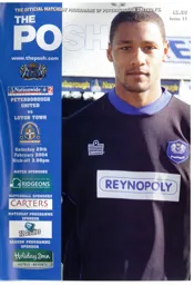 Programme: Peterborough United vs Luton Town FC (28th Feb 2004)