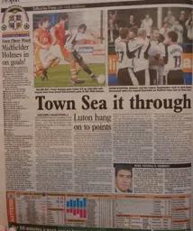 Match Report: Luton Town FC vs Blackpool (13th Mar 2004)