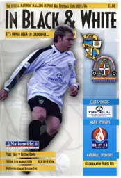 Programme: Port Vale vs Luton Town FC (16th Mar 2004)