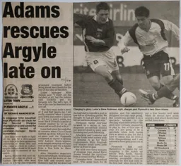 Match Report: Luton Town FC vs Plymouth Argyle (20th Mar 2004)