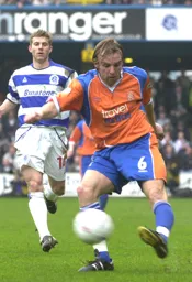 Paul Underwood gets in a cross from the left