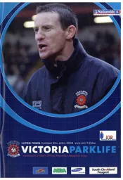 Programme: Hartlepool United vs Luton Town FC (6th Apr 2004)