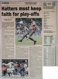 Match Report: Tranmere Rovers vs Luton Town FC (10th Apr 2004)