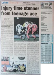 Match Report: Luton Town FC vs Bristol City (17th Apr 2004)