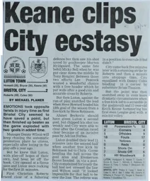 Match Report: Luton Town FC vs Bristol City (17th Apr 2004)