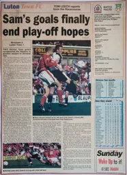 Match Report: Wrexham vs Luton Town FC (24th Apr 2004)