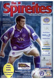 Programme: Chesterfield vs Luton Town FC (8th May 2004)