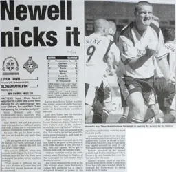 Match Report: Luton Town FC vs Oldham Athletic (7th Aug 2004)