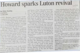 Match Report: Blackpool vs Luton Town FC (28th Aug 2004)