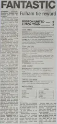 Match Report: Boston United vs Luton Town FC (7th Sep 2004)