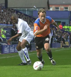 Ahmet Brkovic gets away down the wing