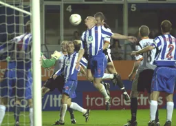 Steve Howard heads the Town into the lead