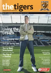 Programme: Hull City vs Luton Town FC (23rd Oct 2004)