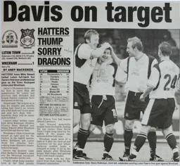 Match Report: Luton Town FC vs Wrexham (6th Nov 2004)