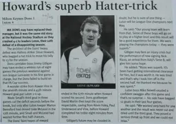 Match Report: Milton Keynes Dons vs Luton Town FC (20th Nov 2004)
