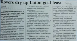 Match Report: Luton Town FC vs Doncaster Rovers (27th Nov 2004)