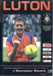 Programme: Luton Town FC vs Doncaster Rovers (27th Nov 2004)
