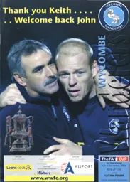 Programme: Wycombe Wanderers vs Luton Town FC (4th Dec 2004)
