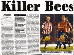 Match Report: Brentford vs Luton Town FC (7th Dec 2004)