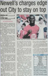 Match Report: Bristol City vs Luton Town FC (18th Dec 2004)
