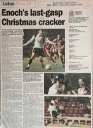 Match Report: Bristol City vs Luton Town FC (18th Dec 2004)