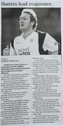 Match Report: Luton Town FC vs Sheffield Wednesday (1st Jan 2005)