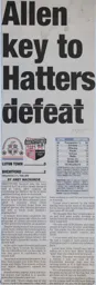 Match Report: Luton Town FC vs Brentford (8th Jan 2005)